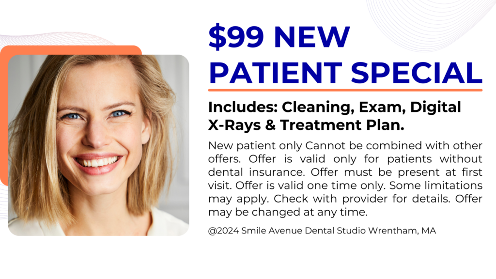Smile Avenue Wrentham dentist with new patient specials